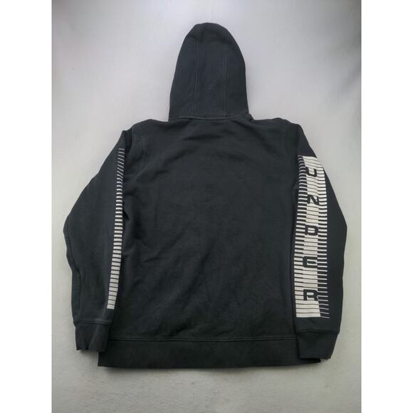 Mens Under Armour Cold Gear Threadborne Hoodie Size L Sleeve Spell Out Black - Picture 2 of 10